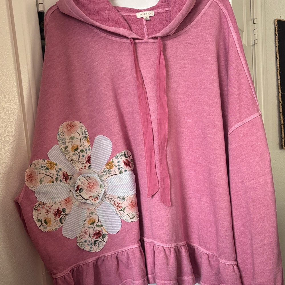 Pilcro Pink Hoodie